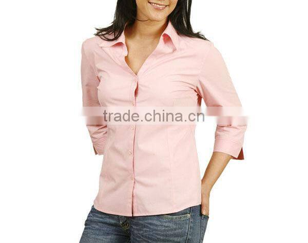 2013 Ladies 3/4 Sleeves Business Shirts