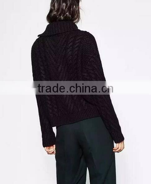 Runwaylover 2017 Latest Elegant Women Winter Clothes Warm Knitting Wool Pullover Sweaters