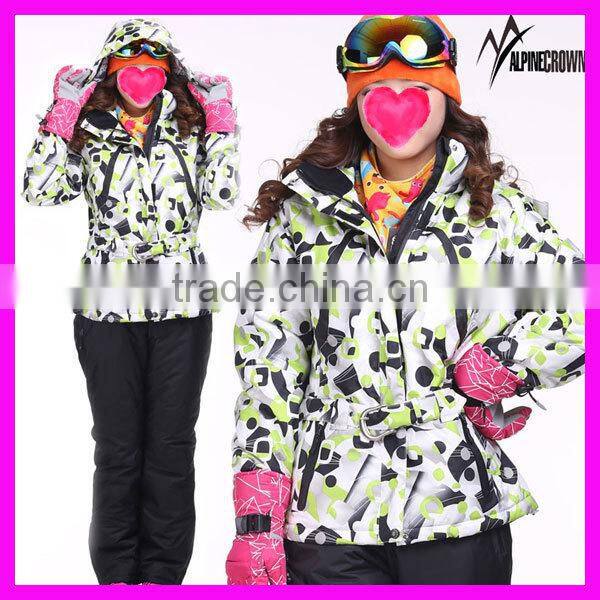 2017 Popular Newest Outdoor Winter ladies ski clothes,ski jackets ladies,ladies ski clothing