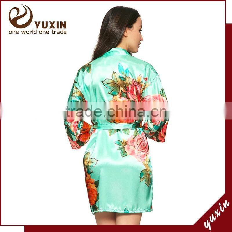 bridesmaid robes Amazon China supplier high quality cheap ROBE LF008