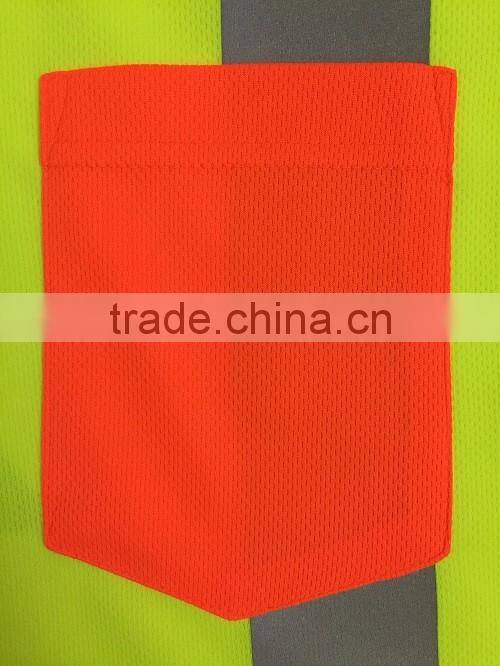 ANSI Class3 two-tone heat- applied high performance warning t-shirt