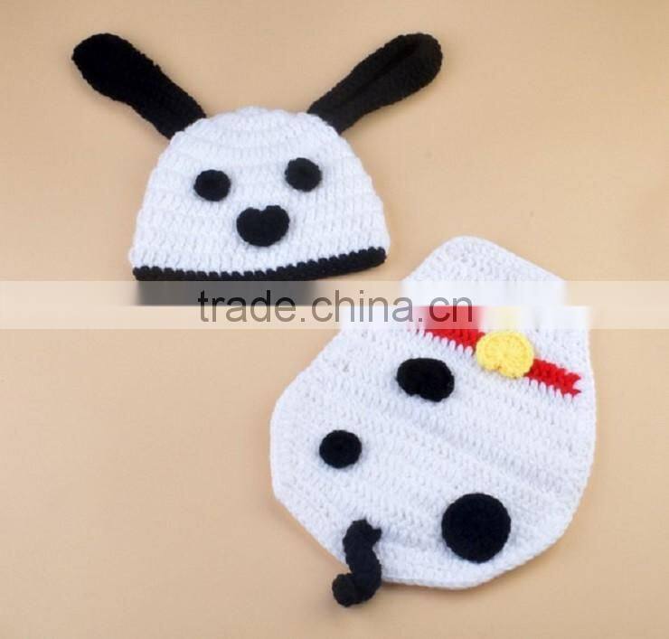 Knitted Animal Hats soft and colourful yarns Handmade baby clothing newborn crochet knit beanie hat set photography prop