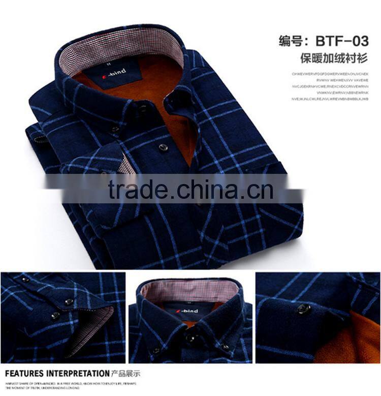2015 Custom Plaid Flannel Casual Shirt For Men