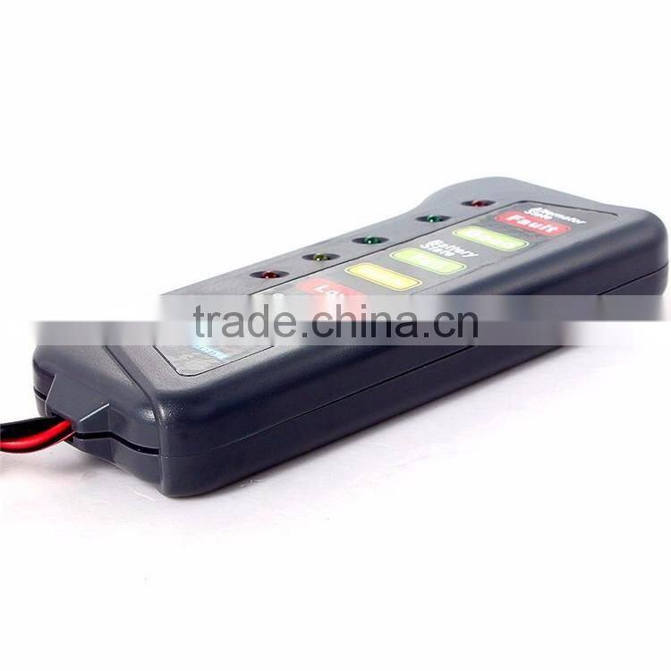 High Quality 12V Digital Battery / Alternator Tester with 6 LED Lights Display Car Digital Vehicle Battery Diagnostic Tool