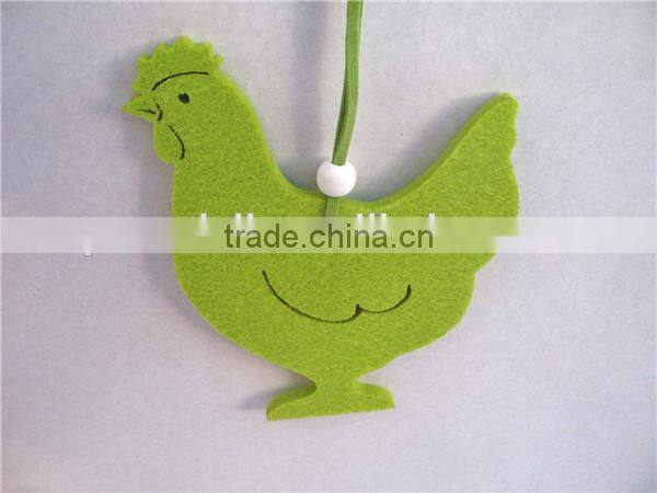 Easter/Egg hunt /fretwork egg felt fabric cut out hen decoration