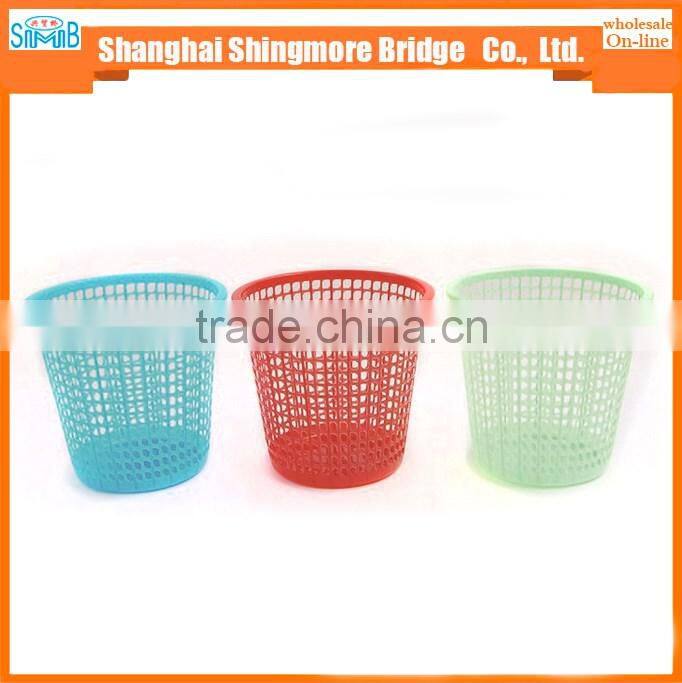 cheap wholesale high quality plastic mesh trash basket