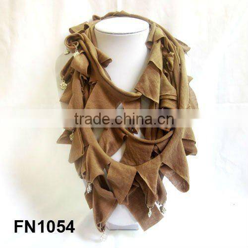 Woven fashion fiber cloth or cotton scarf