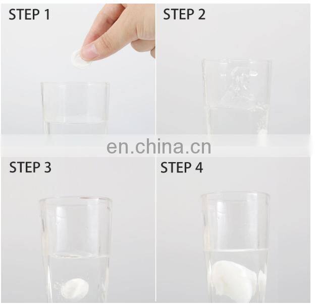 100% viscose rayon hot selling pill compressed magic mini towel