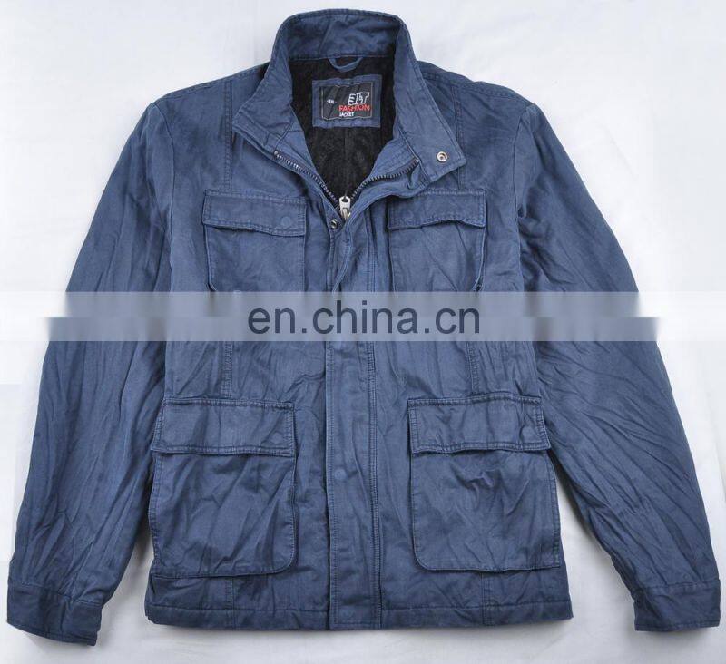 2017 hot sale fashion men cotton wash jacket