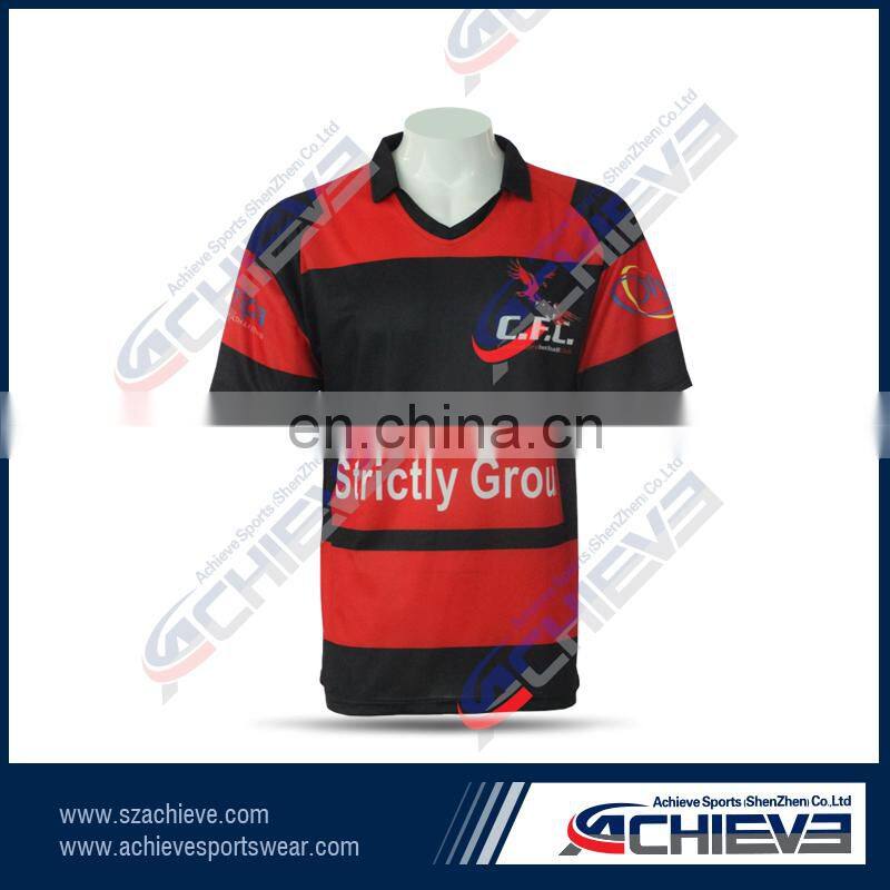 100% polyester Custom Rugby Jersey full sublimation Rugby Shirt Sport Polo Shirt Womens Rugby wear