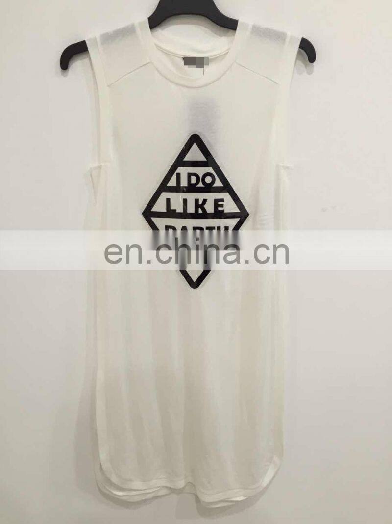 The 2017 summer women'dress laser printed t-shirts