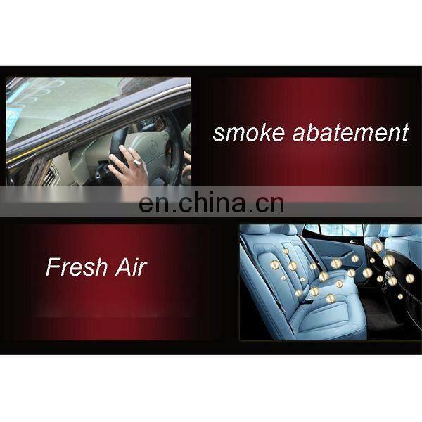 Newest portable travel safty hammer 5v, 3.1A quick usb charging car charger with purifier function