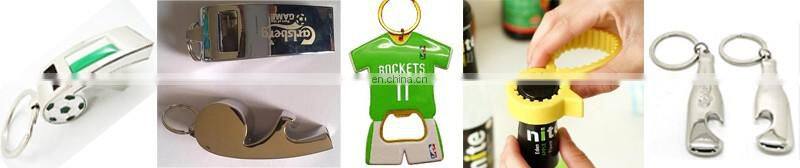 2016 hot sale Custom logo printed plastic Sport T shirt bottle opener