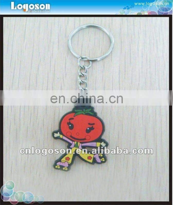 Personalized Slippers Shape Custom Soft PVC Keychains