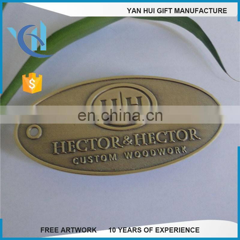 metal furniture sign metal sign 3D metal nameplate