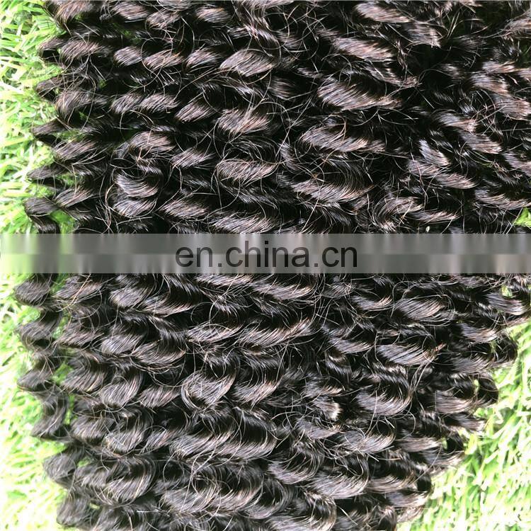 Natural 100% Human Best sale TOP quality Virgin remy curly hair extension for black women