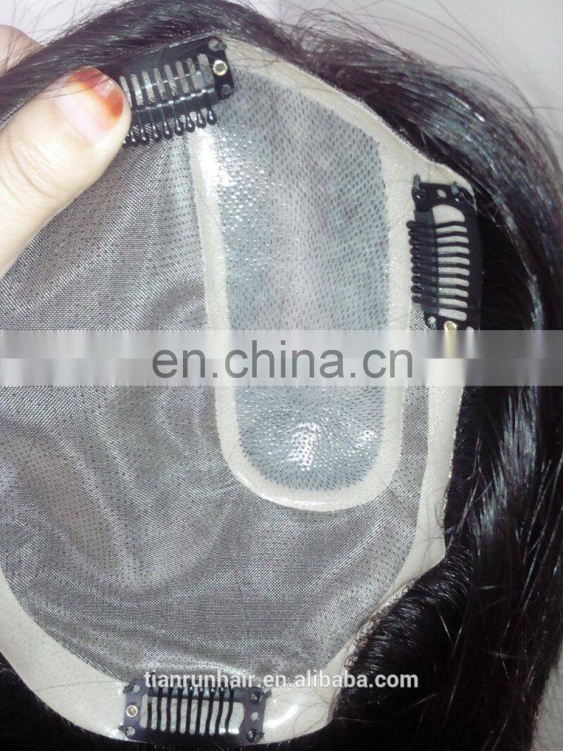 Nature Human Hair Toupee For Womens Quality Virgin Chinese Human Hair Mens Toupee