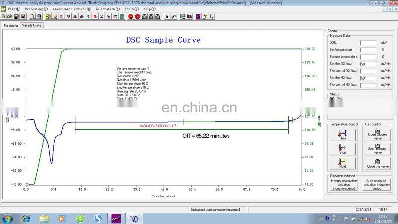 TGA Thermo Gravimetric Analyzer Plastic Rubber Thermal Tester Laboratory Analyzer