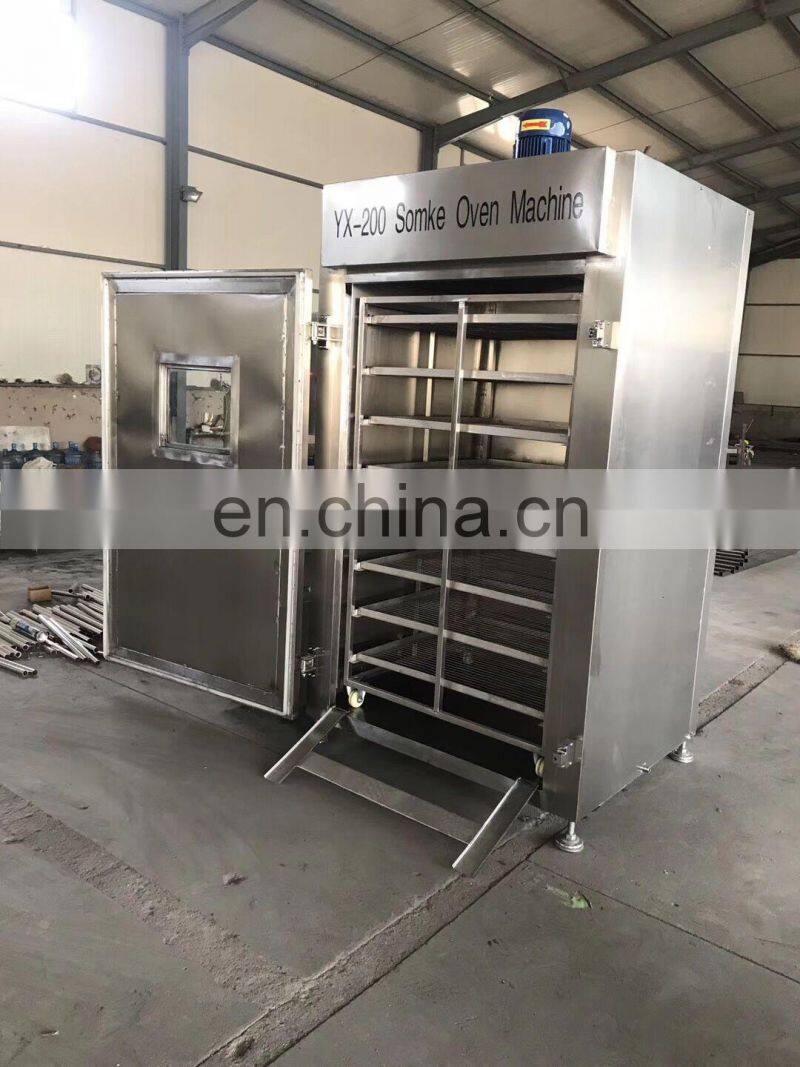 Stainless steel Commercial Industrial fish Smoke Furnace | Meat smoking machine in United states
