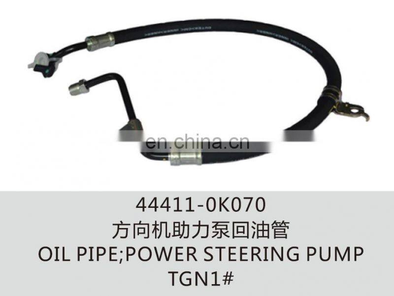 44411-0K070 Hose Pressure Feed for power steering Hilux Fortuner