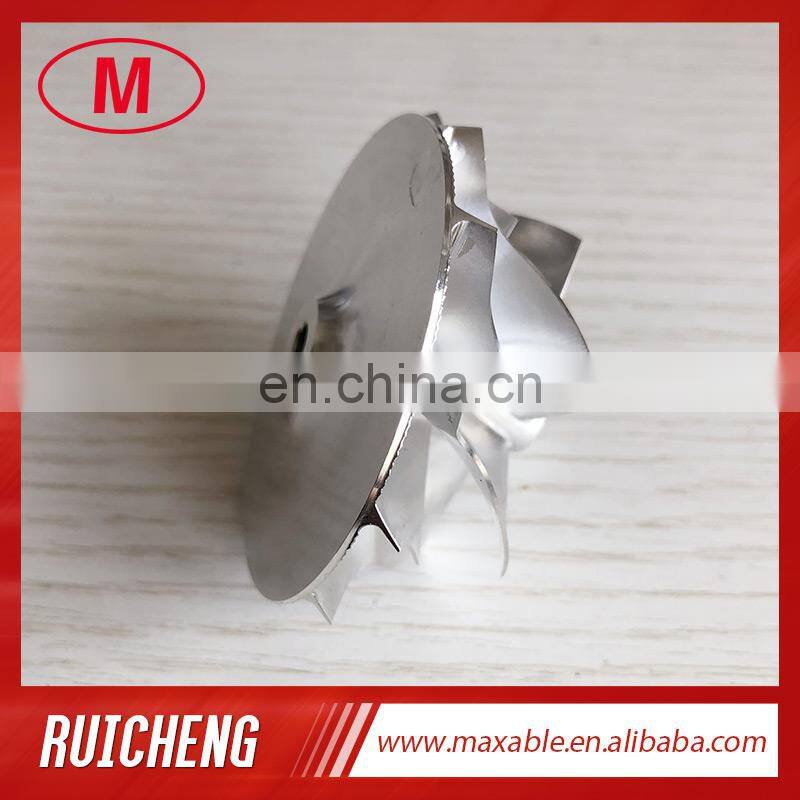 K16 reverse 49.60/62.00mm 6+6 blades 1862-123-2002 high performance turbo milling/aluminum 2618/billet compressor wheel