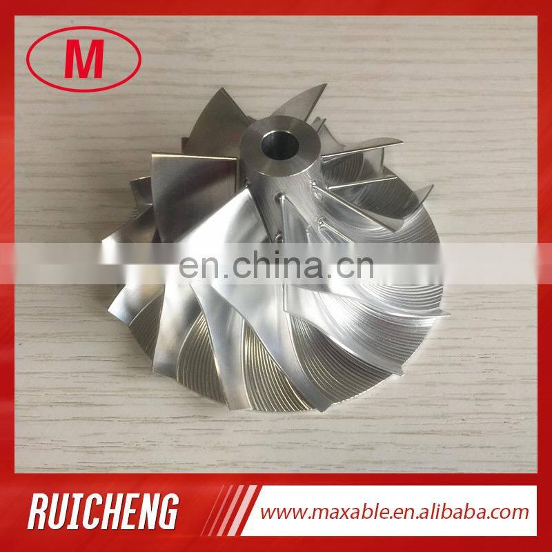 S200 50.60/75.20mm 7+7 blades High performance turbo billet/milling/aluminum 2618 compressor wheel