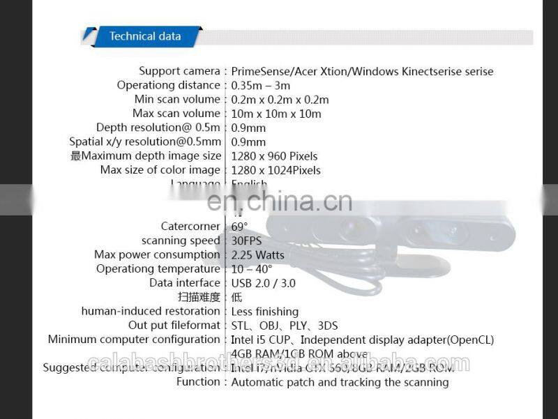 Rohs CE Approved Safe Easy 3D Scanner Used Personal Statue For Schools Student Scanning Make Statue