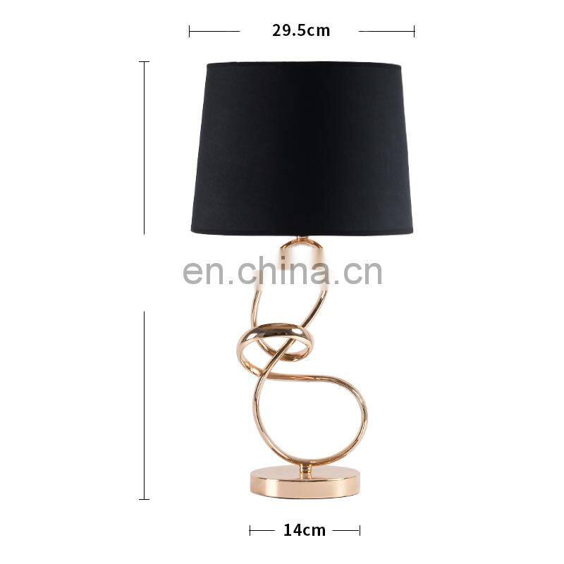 modern home decoration metal LED desk lamp and table light for indoor room