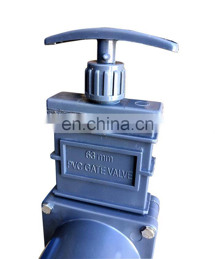 63mm PVC bc knife gate valve price list