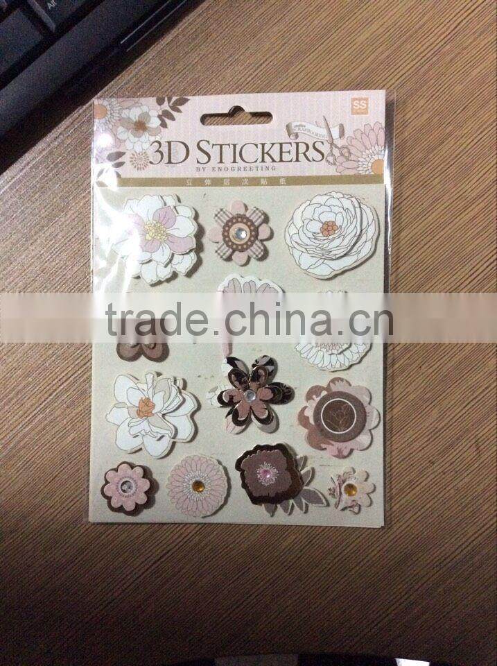 3d home decor christmas sticker
