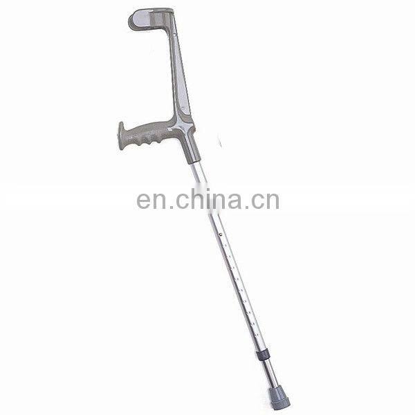 Adjustable Disabled Aluminum Elbow Crutches Medical Axillary Crutches