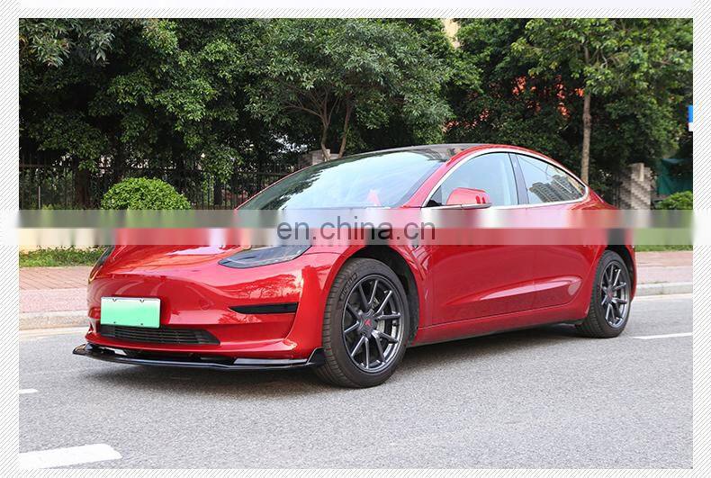 Front lip side side skirts spoiler splitter diffuser updated parts for tesla model 3 accessory
