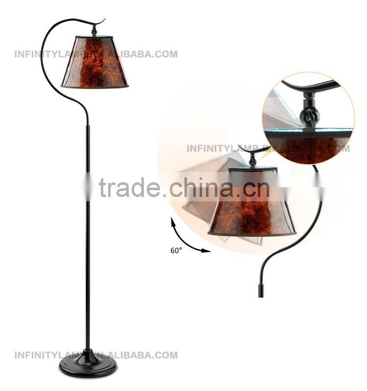 Famous Beautiful European Energy Saving Mica Swinging office hotel living room Floor Lamp Light