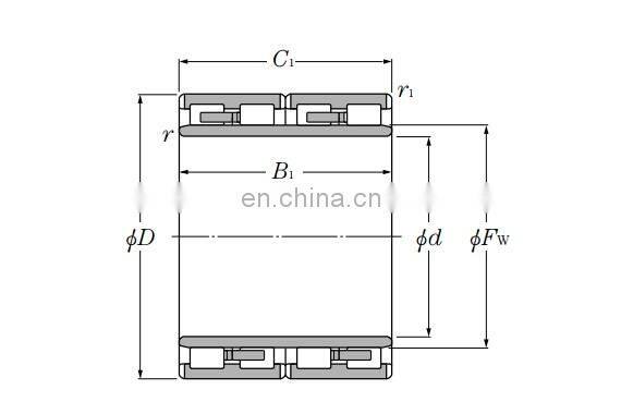 4R 4819 4-Row Cylindrical Roller Bearings 4R4819