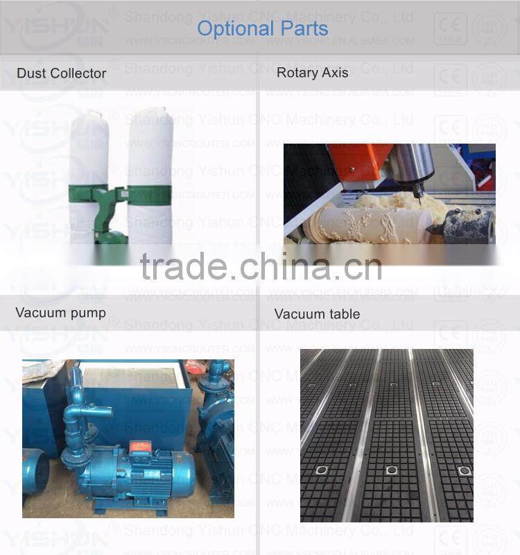 Hot selling double head cnc router machining atc function with low price