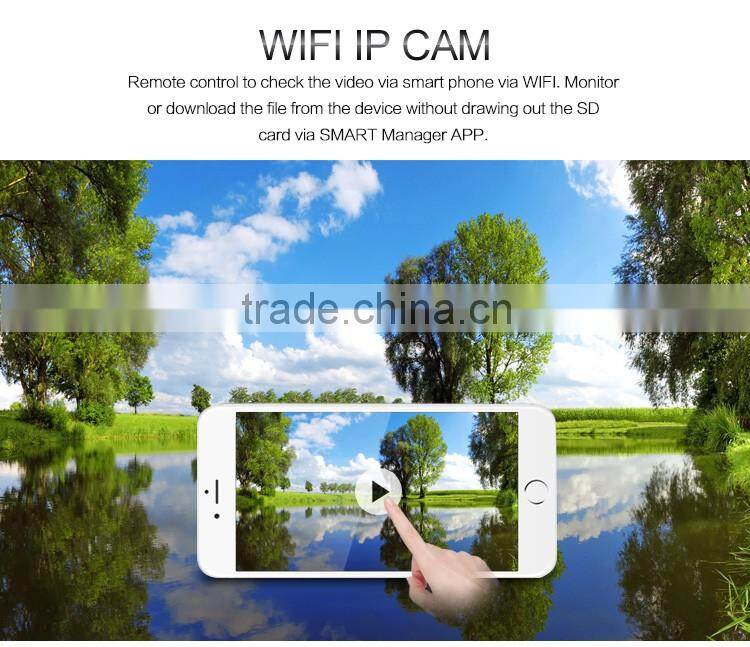 Taiwan company HD Car DVR with Speed Camera detector & GPS loggor and radar detector with gps tracker