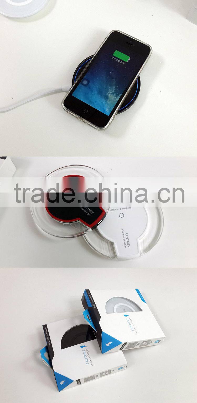 Most amazing and fashion Wireless Charger with USB for gift for friends for samsung galaxy s6/s6 edge wireless charger