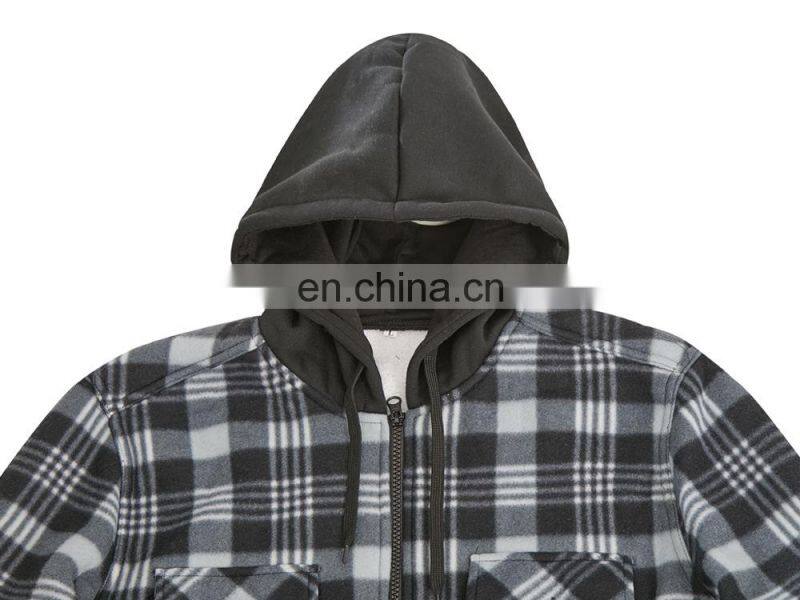 Christmas autumn and winter men's plus velvet thick warm jacket inch shirt men's trend student plaid shirt lamb velvet jacket