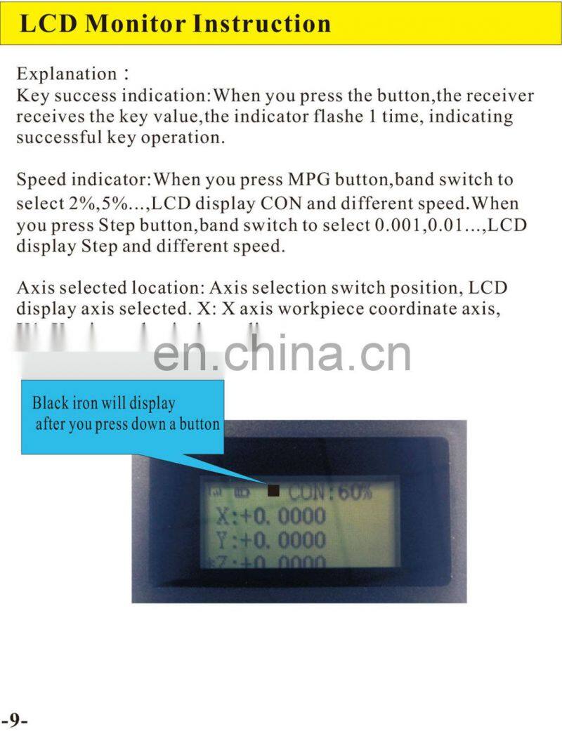 WHB04B-6 6 Axis XHC Usb Wireless Mach3 Remote MPG Pendent CNC pendant USB Handwheel