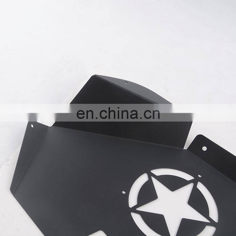 Aluminum black fender trim for Jeep Wrangler JK 07+accessories front inner fender for Jeep