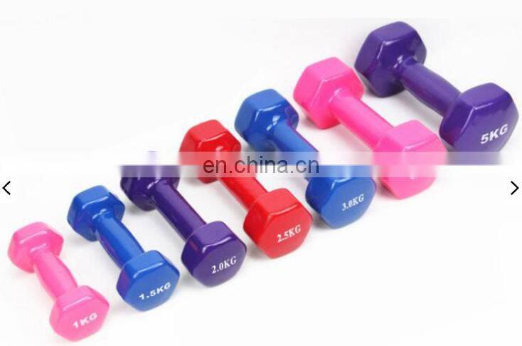 Ladies vinyl Dumbbells Student Children Home Sports Fitness Equipment Kids Dumbbell