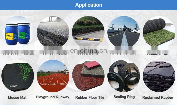 waste old tyre recycling machine recycled tires rubber granules crusher powder making machine