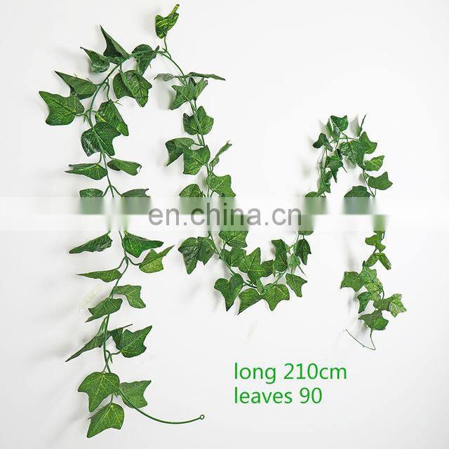 Green Silk Artificial Hanging Ivy Leaf Garland Plants Vine Leaves Diy For Home Decoration Garden Party Decor