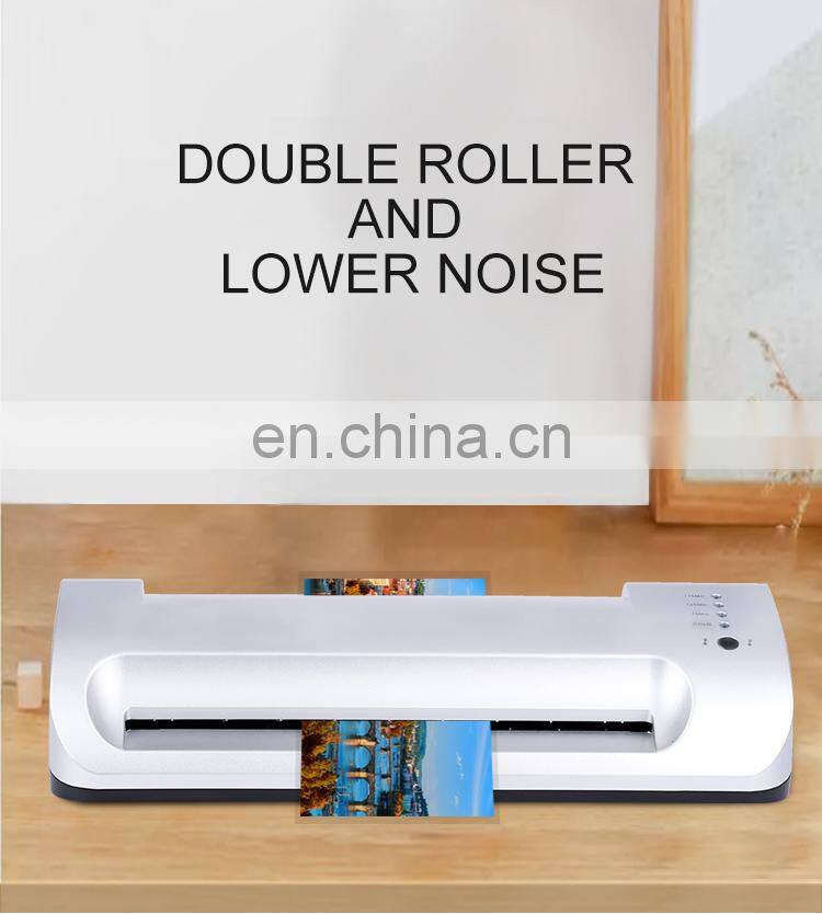 Willing OL260 A4 Professional Laminating Pouch Plastic Paper Sheet 2 Roller Photo And Document Thermal Laminator Machine