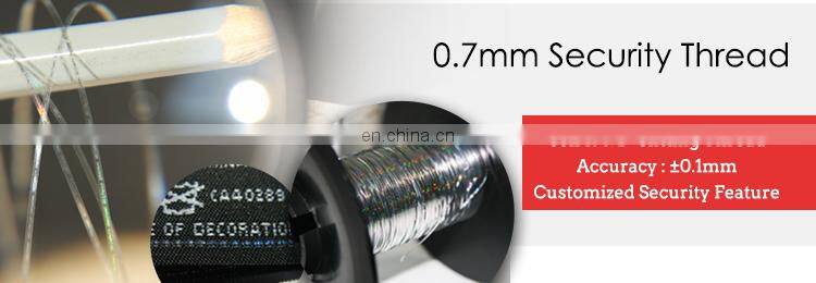 0.7MM Gold Metallic Holographic Yarn for Clothing Brand