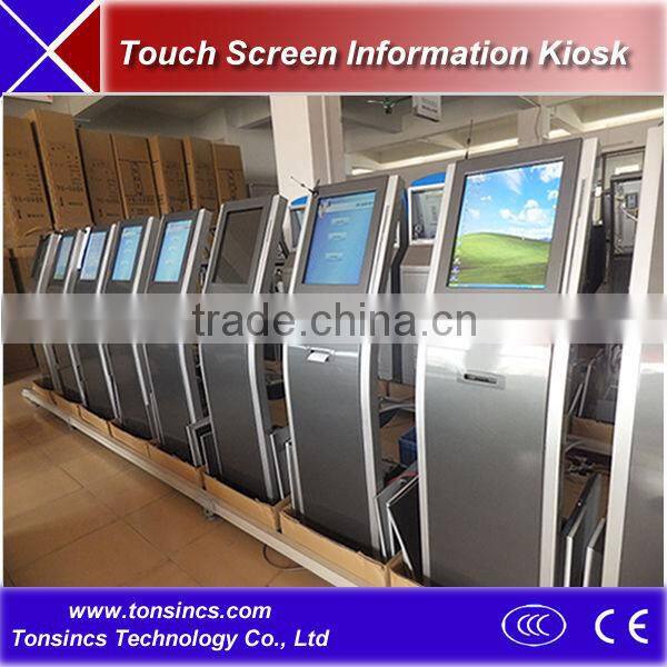 OEM 19''Banking wireless queue management system Thermal Ticket Dispenser