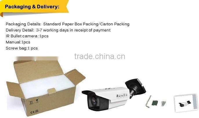 Full HD Fixed Lens 1080P TVI 2.0MP Color IR Bullet CCTV Camera with Sony 322 Cmos Metal Housing