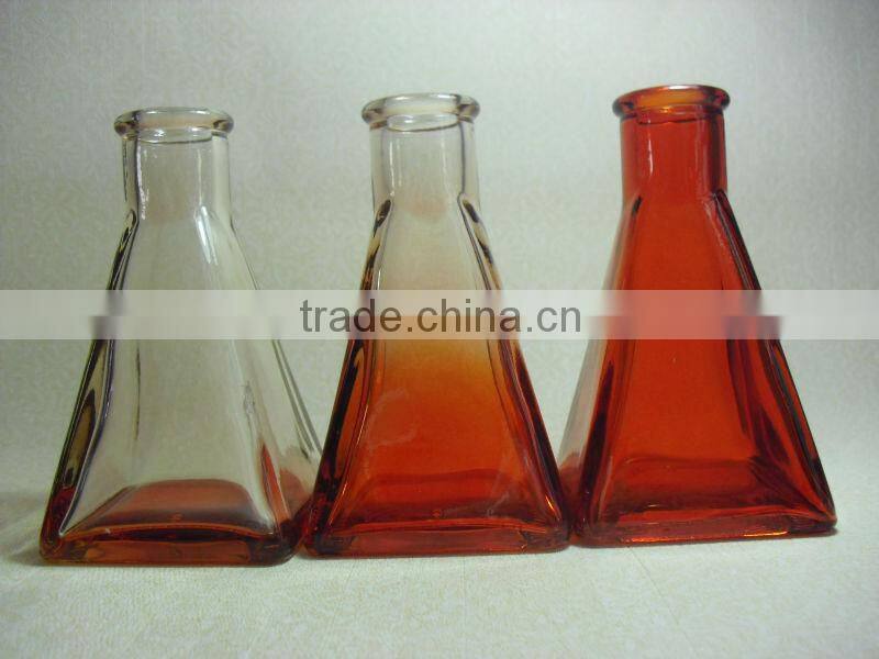 glass aromatherapy diffuser bottle green colour