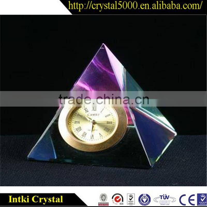 Black apple shaped fashionable dubai crystal gift clock