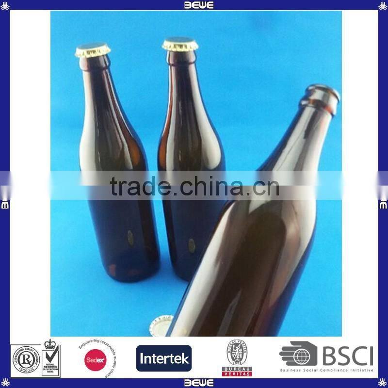 high quality food grade blank beer bottle